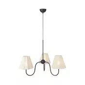 Markslöjd 109172 - Luster na kabelu VEYA 3xE14/40W/230V lan/crna