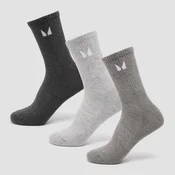 MP Unisex Crew Socks (3 Pack) - Grey - UK 6-8