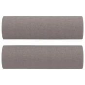Vidaxl Okrasna blazina 2 kosa O15x50 cm blago