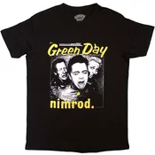 Green Day Majica Yellow Pick -Nimrod Unisex Black XL