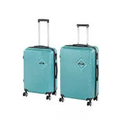 Komplet kovčkov TraveLux Pro XII na kolesih laguna modra