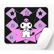 Podloga za miš Kuromi And My Melody, Crno - ljubicasta