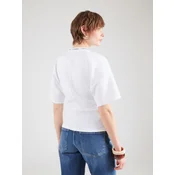 Calvin Klein Jeans Majica LV047G235G Bela Regular Fit
