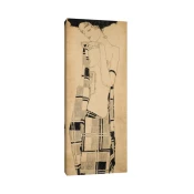 Canvas Slika na platnu Standing Girl, Egon Schiele, Bez rama, 40 x 100 cm