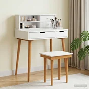 vidaXL Komplet toalet FAUSKE 3 pcs Bela 76 x 50 x 103,5 cm