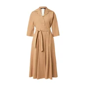 Weekend Max Mara Srajčna obleka Padana 2615221062 Rjava Regular Fit
