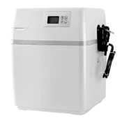Dvojna ionska mehčalna naprava COMPACT - do 2000 l/h - Do 6 bar - 12 fxm3, oziroma 0.4 - 1.6 m3 - 46cm x 46cm x 26 cm - 1.8 kg na regeneracijo