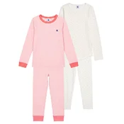 Petit Bateau PYJAMA X 2 Rožnata