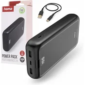 Hama Hama Power Pack 24.000 mAh, vanjski akumulator s 1x USB-C + 2x USB-A, mali