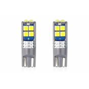 AMIO LED žarnice CANBUS 10SMD 3030 T10 W5W White 12V/24V
