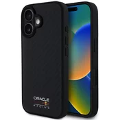 Ovitek Red Bull Carbon sijoč ovitek z MagSafe logotipom za iPhone 16 črn (RBHMP16S24CFILSK)