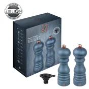 Set of 2 salt and peppercorn grinders, 18 cm, Paris, Denim - Peugeot