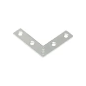 KOTNA VEZNA PLOŠČICA 40x40x10mm POCINKANA 4kos | Topdom