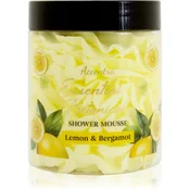Accentra Essential Botanicals Shower Mousse pena za prhanje z vonjem Lemon & Bergamot 200 g