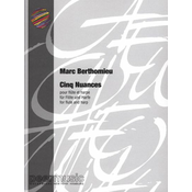 BERTHOMIEU:CINQ NUANCES FOR FLUTE AND HARP