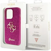 Guess GUESS etui za IPHONE 15 Pro GUHCP15LHG4SGU (Fixed Glitter Big 4G) vijolična