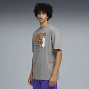 PUMA Junior Varsity II Relaxed Basketball Tee Men, Clothing, Medium Gray Heather, 4XL