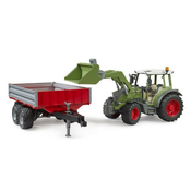 Bruder Utovarivacem i prikolicom Fendt Vario 211 S 2182, Zeleni