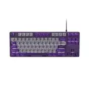 FURY Kanabo K2 Gaming Keyboard US white backlight mechanical grey-purple
