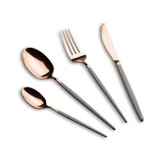 Berlingerhaus Komplet jedilnega pribora BH-3071 stainless steel 24 pcs polished Taupe - Rose Gold