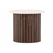 Klubska mizica Dallas 4520 Rjava, Beige, 44cm, MDF plošča, Okrogla