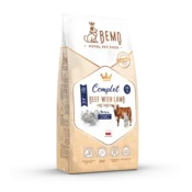 BE Complet - multiproteinska suha pasja hrana z govedino, puranom in jagnjetino 3 kg za srednje velike in velike pse (M/L)