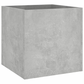 Sadilica siva boja betona 40 x 40 x 40 cm od konstruiranog drva