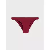 Sinsay - Jednobojni donji deo bikinija sa završetkom u stilu školjke - maroon