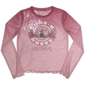 Guns N Roses Bullet Seal (Mesh) Pink M Ženske Majica