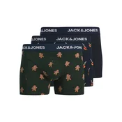 JACK & JONES Boksarice JACGATE DEER temno modra/rjava/temno zelena/bela