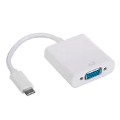 Akyga AK-AD-55 USB C 3.1 v VGA pretvornik adapter za Full HD monitor M/Ž kabel