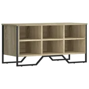 Vidaxl Omarica za čevlje sonoma hrast 90x38x45,5 cm inženirski les