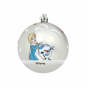 NEW Vianočná guľa Frozen Memories Srebrna 10 kosov Plastika (O 6 cm)