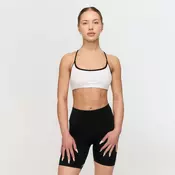 GymBeam Varsity Sports Bra White