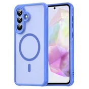 Hibridni ovitek HaloFrost II MagSafe za Samsung Galaxy A56 - sky blue