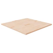 Cetvrtasta stolna ploca 90 x 90 x 2,5 cm netretirana hrastovina