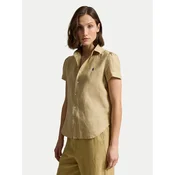 Polo Ralph Lauren Srajca 211973366507 Bež Regular Fit