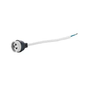 BRUMBERG GU10 visokonapetostna okova, priključni kabel - siva - Plastika
