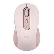 LOGITECH LOGITECH M750 roza Bluetooth USB 2000 DPI pisarniška miška, (21956907)