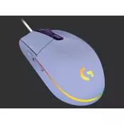 Logitech G102 Lightsync Gaming Wired Mouse, Lilac USB