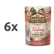 Carnilove Cat WMM Adult - puran & baldrijan, 85 g 6 x 85 g