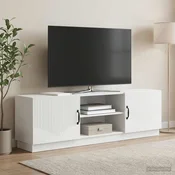 VIDAXL TV omarica, les, bela, 150x31x47 cm
