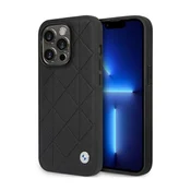 Bmw Etui BMW Leather Quilted za iPhone 14 Pro - črno