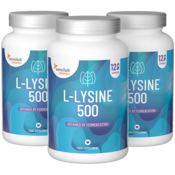 Essentials L-lizin 500, visoka doza - veganska, 360 kapsula