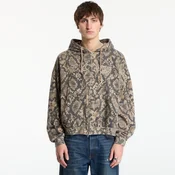 Mikina Obey Moody Zip Hood Dusty Vintage Rattle Snake M