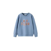 MANGO KIDS Majica NYCLUBS opal/svetlo rjava/bela