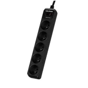 CyberPower Tracer III B0520SC0-FR surge protector Black 5 AC outlet(s) 200 - 250 V 1.8 m