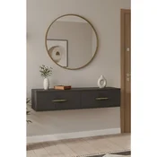 Hanah Home komoda Ida 120, 120 cm, antracit