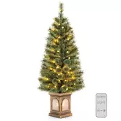 Northix Umetno božično drevo 120 cm z 100 LED lučkami in časovnikom