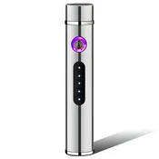 Električni upaljač s USB punjenjem RO-25705 - Srebrna KP25705